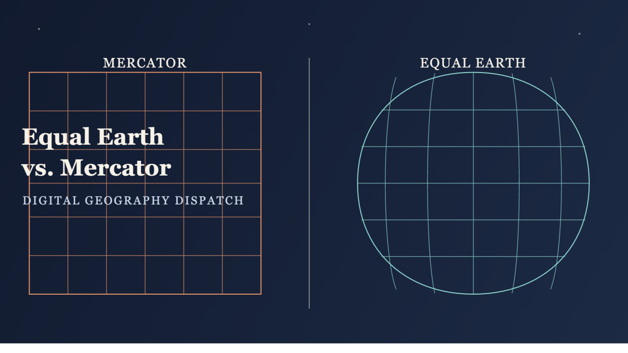 Equal Earth explanation from the Digital Geography Dispatch Newsletter