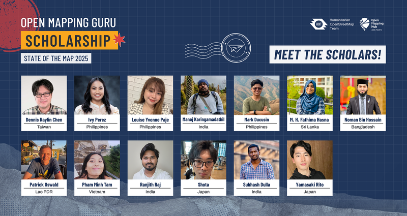 Open Mapping Guru State of the Map 2025 scholars
