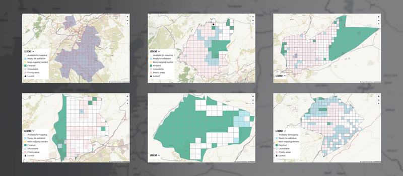 Mapping projects launched through the HOT Tasking Manager, covering Rural Damascus and Aleppo City. Behind every completed tile are volunteers who dedicated their time and skills to improving open geospatial data in Syria.