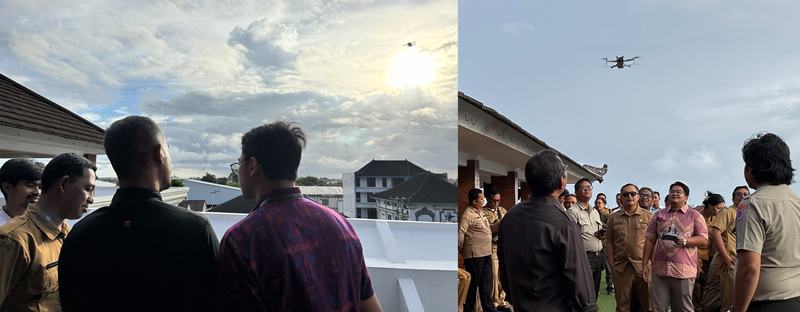 Snapshot from the drone training session | Photo: Diah Pramesti / SIAP SIAGA