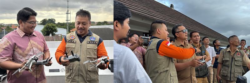 DroneTM practice session | Photo: Diah Pramesti / SIAP SIAGA