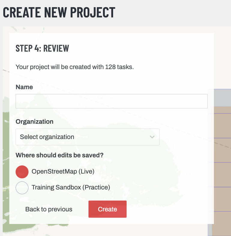 Create New Project