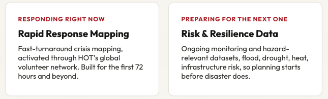 Rapid Response, Risk & Resilience Data.